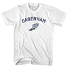 Dagenham Running Track Winged Foot Adult Cotton T-shirt by Tribe Lacrosse
