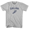 Dalian Running Track Winged Foot Adult Cotton T-shirt by Tribe Lacrosse