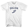 Dalian Running Track Winged Foot Adult Cotton T-shirt by Tribe Lacrosse