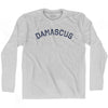 Damascus Vintage City Adult Cotton Long Sleeve T-shirt by Ultras