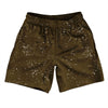 Splatter Athletic Running Fitness Exercise Shorts 7" Inseam Shorts Made In USA by Tribe Lacrosse