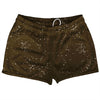 Splatter Shorty Short Gym Shorts 2.5" Inseam Made In USA by Tribe Lacrosse