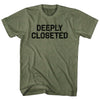 Deeply Closeted Adult Tri-Blend T-shirt by Tribe Lacrosse