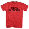 Deeply Closeted Adult Tri-Blend T-shirt by Tribe Lacrosse