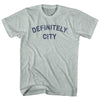 Definitely City Adult Tri-Blend T-shirt by Tribe Lacrosse