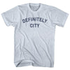 Definitely City Adult Tri-Blend T-shirt by Tribe Lacrosse