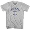 Delaware State Anchor Home Cotton Adult T-shirt by Ultras
