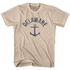 Delaware State Anchor Home Cotton Adult T-shirt by Ultras