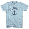 Delaware State Anchor Home Cotton Adult T-shirt by Ultras