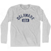 Delaware USA Adult Cotton Long Sleeve T-shirt by Ultras