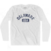 Delaware USA Adult Cotton Long Sleeve T-shirt by Ultras