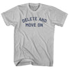 Delete And Move On Adult Cotton T-shirt by Tribe Lacrosse