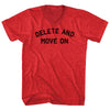 Delete And Move On Adult Tri-Blend V-neck T-shirt by Tribe Lacrosse