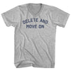 Delete And Move On Adult Cotton V-neck T-shirt by Tribe Lacrosse