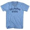 Delmarva State Adult Tri-Blend V-neck T-shirt by Tribe Lacrosse