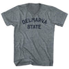 Delmarva State Adult Tri-Blend V-neck T-shirt by Tribe Lacrosse