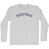 Demetrius Adult Cotton Long Sleeve T-shirt by Tribe Lacrosse