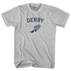 Derby Running Track Winged Foot-Adult Cotton T-shirt by Tribe Lacrosse