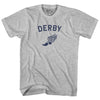 Derby Running Track Winged Foot-Adult Cotton T-shirt by Tribe Lacrosse