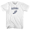 Derby Running Track Winged Foot-Adult Cotton T-shirt by Tribe Lacrosse