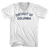 District of Columbia Adult Cotton V-neck T-shirt by Tribe Lacrosse