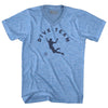 Dive Team Soccer Adult Tri-Blend V-Neck T-Shirt by Tribe Lacrosse
