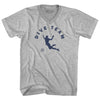 Dive Team Soccer Adult Cotton V-Neck T-Shirt by Tribe Lacrosse