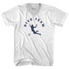 Dive Team Soccer Adult Tri-Blend V-Neck T-Shirt by Tribe Lacrosse