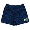 Djibouti Country Heritage Flag Rugby Shorts Made In USA by Rugby Shorts