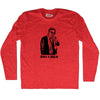 Don Carlo Ancelotti Italian Madrid Football Soccer Manager-Adult Tri-Blend Long Sleeve T-shirt by Tribe Lacrosse