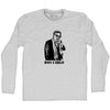 Don Carlo Ancelotti Italian Madrid Football Soccer Manager-Adult Cotton Long Sleeve T-shirt by Tribe Lacrosse