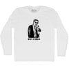 Don Carlo Ancelotti Italian Madrid Football Soccer Manager-Adult Cotton Long Sleeve T-shirt by Tribe Lacrosse