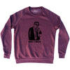Don Carlo Ancelotti Italian Madrid Football Soccer Manager-Adult Tri-Blend Sweatshirt by Tribe Lacrosse