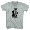 Don Carlo Ancelotti Italian Madrid Football Soccer Manager-Adult Tri-Blend V-neck T-shirt by Tribe Lacrosse