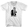 Don Carlo Ancelotti Italian Madrid Football Soccer Manager-Adult Tri-Blend V-neck T-shirt by Tribe Lacrosse