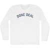 Done Deal Adult Cotton Long Sleeve T-shirt by Tribe Lacrosse