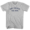 Don't Believe The Hype Womens Cotton Junior Cut T-Shirt by Tribe Lacrosse