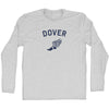 Dover Running Track Winged Foot Adult Cotton Long Sleeve T-shirt by Tribe Lacrosse