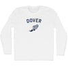 Dover Running Track Winged Foot Adult Cotton Long Sleeve T-shirt by Tribe Lacrosse