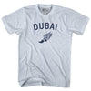 Dubai Running Track Winged Foot Adult Tri-Blend T-shirt by Tribe Lacrosse
