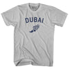 Dubai Running Track Winged Foot Adult Cotton T-shirt by Tribe Lacrosse