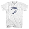 Dubai Running Track Winged Foot Adult Cotton T-shirt by Tribe Lacrosse