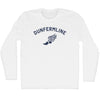 Dunfermline Running Track Winged Foot Adult Cotton Long Sleeve T-shirt by Tribe Lacrosse