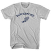 Dunfermline Running Track Winged Foot Adult Cotton T-shirt by Tribe Lacrosse