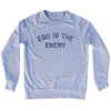 Ego Is The Enemy Adult Tri-Blend Sweatshirt by Tribe Lacrosse