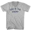 Ego Is The Enemy Adult Cotton V-neck T-shirt by Tribe Lacrosse