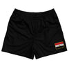 Egypt Country Heritage Flag Rugby Shorts Made In USA by Rugby Shorts