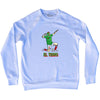 El Temo Blanco Celebration Soccer Adult Tri-Blend Sweatshirt by Tribe Lacrosse
