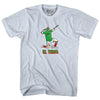 El Temo Blanco Celebration Soccer Adult Tri-Blend T-shirt by Tribe Lacrosse