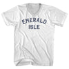 Emerald Isle Adult Cotton V-neck T-shirt by Tribe Lacrosse